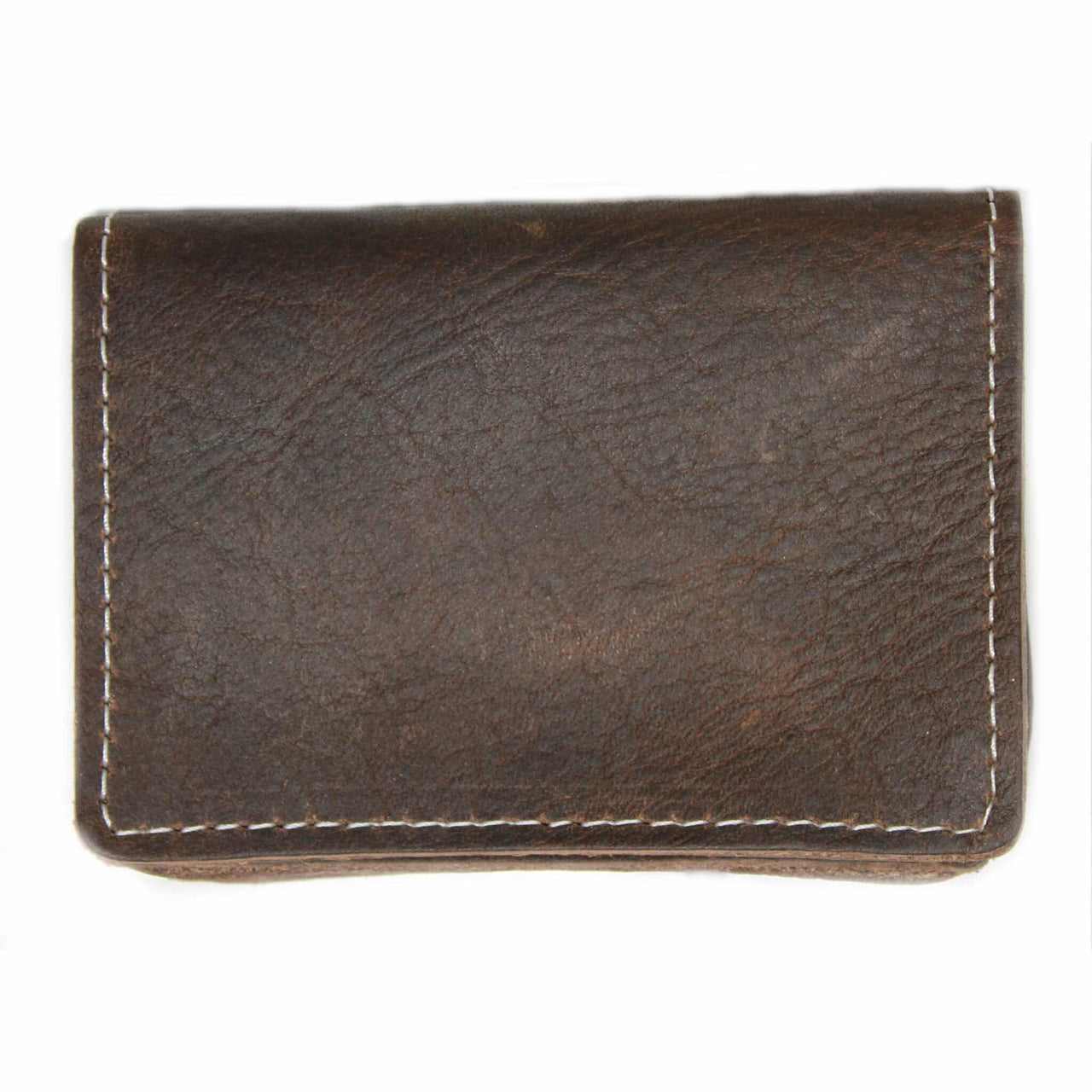 Brown Card Case Wallet Expandable