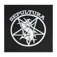 Thumbnail for Sepultura White Cloth Patch