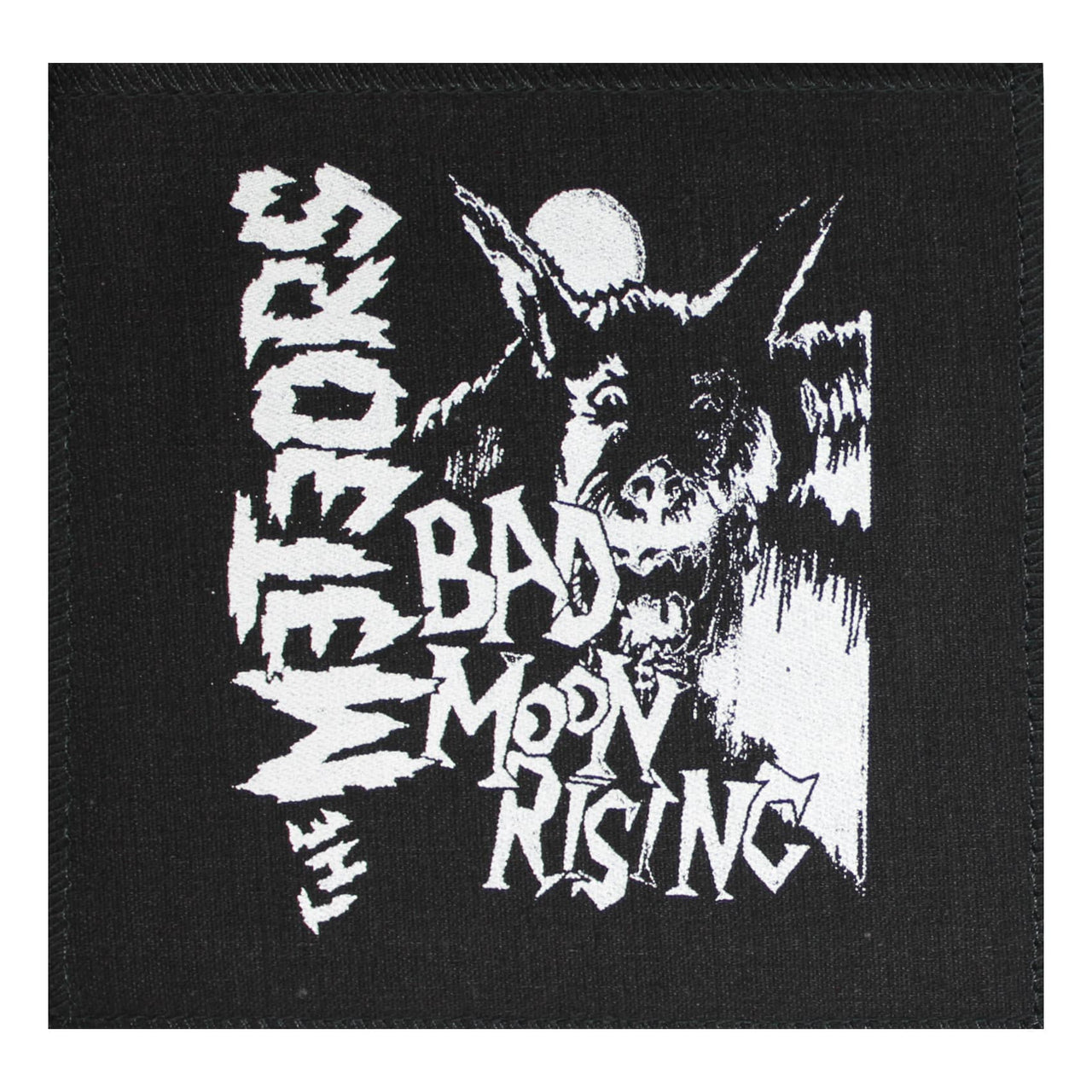 The Meteors Bad Moon Rising Cloth Patch