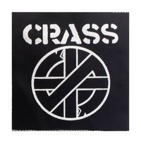Thumbnail for Crass Black Cloth Patch