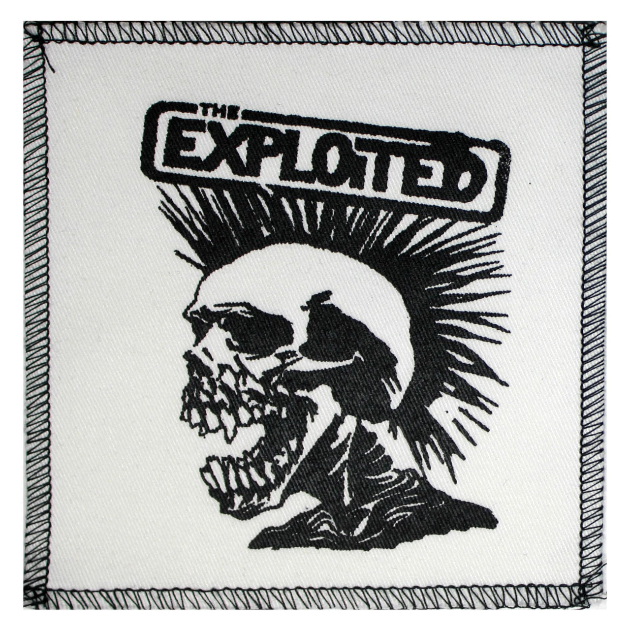 The Exploited Skull Cloth Patch