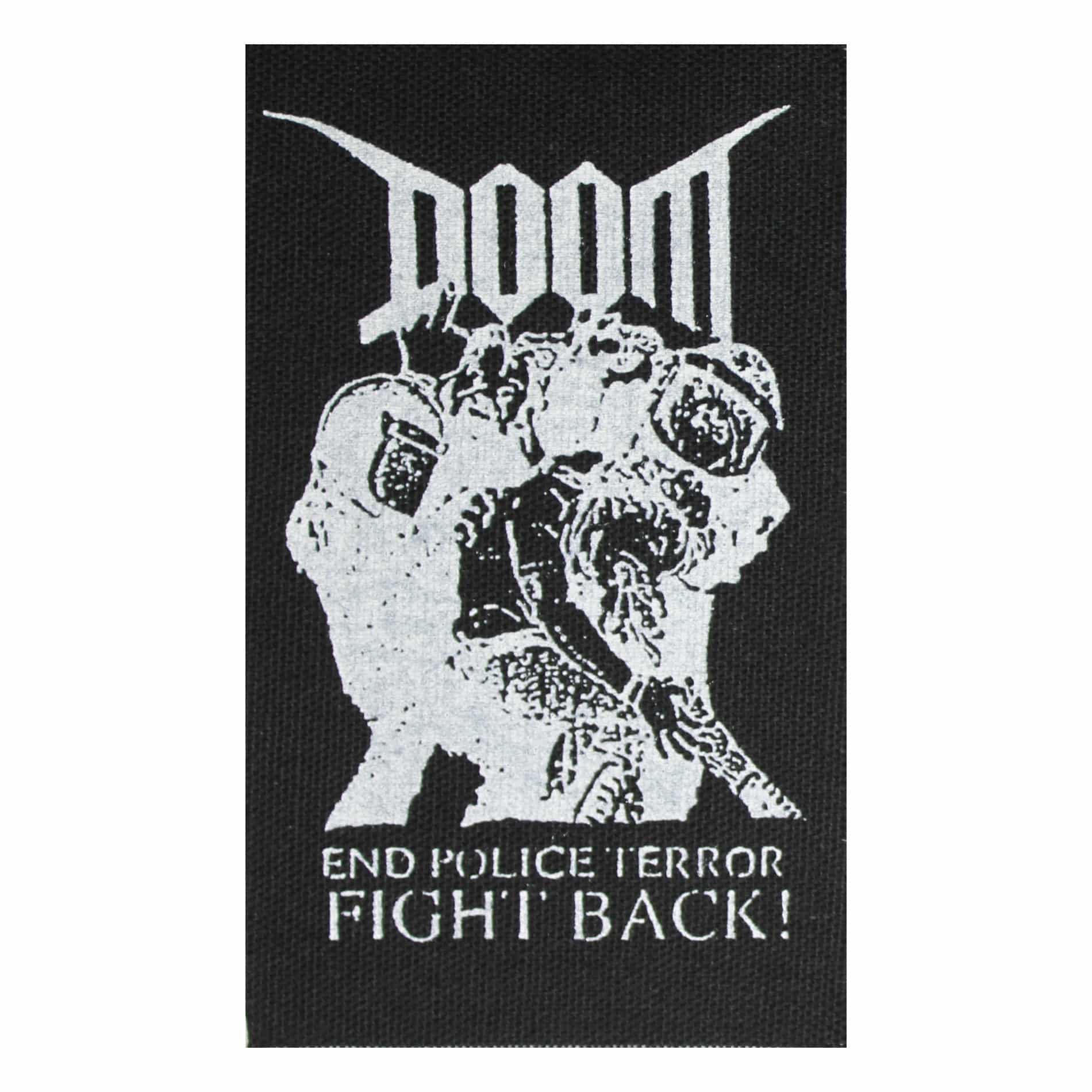 Doom End Police Terror Cloth Patch