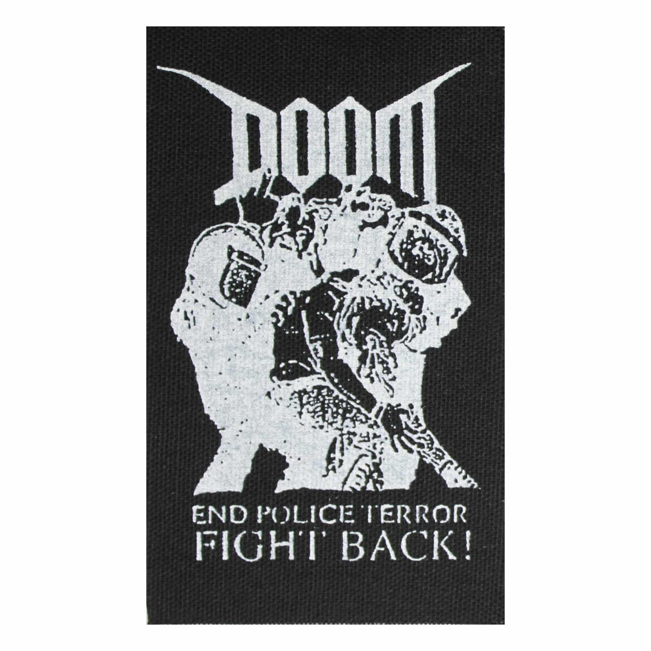 Doom End Police Terror Cloth Patch