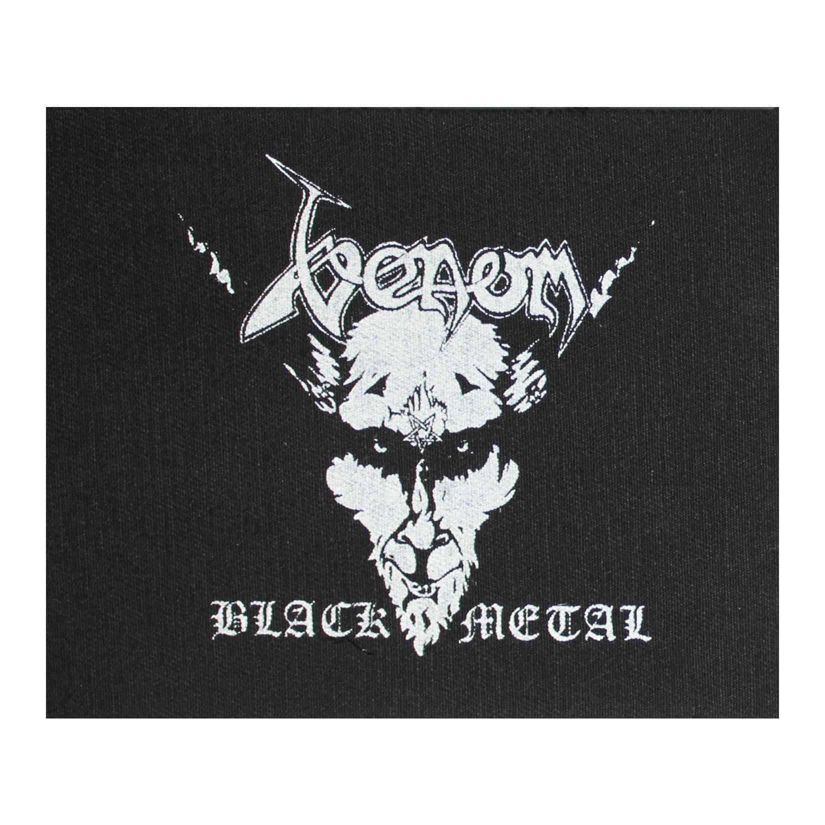 Venom Black Metal Cloth Patch