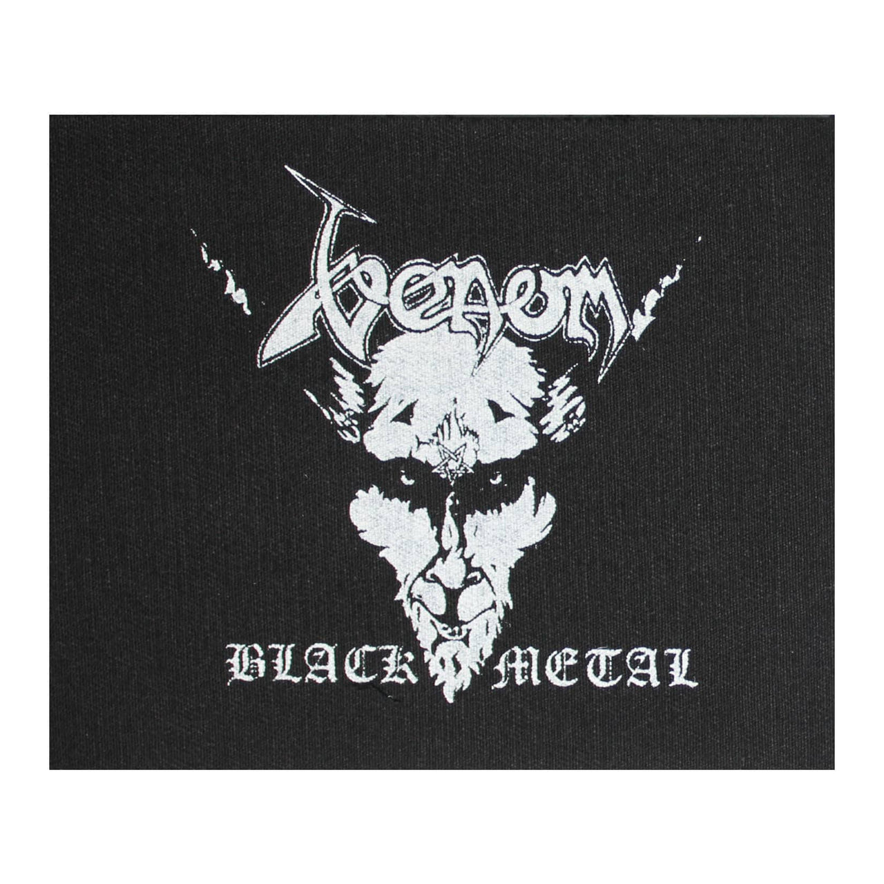 Venom Black Metal Cloth Patch