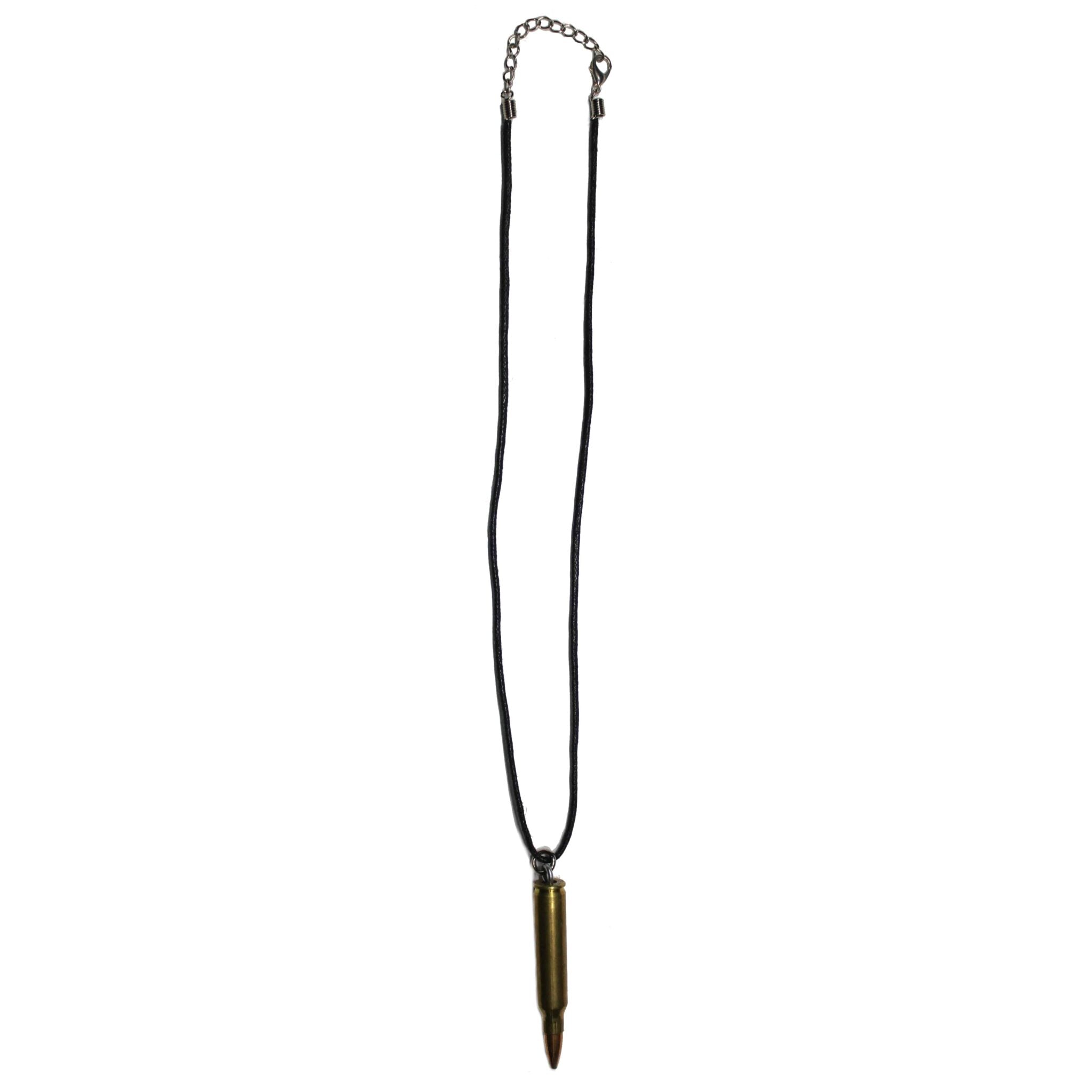 Brass Metal Bullet Necklace
