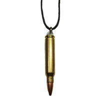Thumbnail for Brass Metal Bullet Necklace
