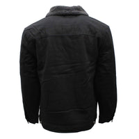 Thumbnail for Sherpa Lined Black Denim Jacket