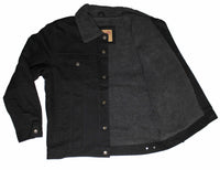 Thumbnail for Sherpa Lined Black Denim Jacket