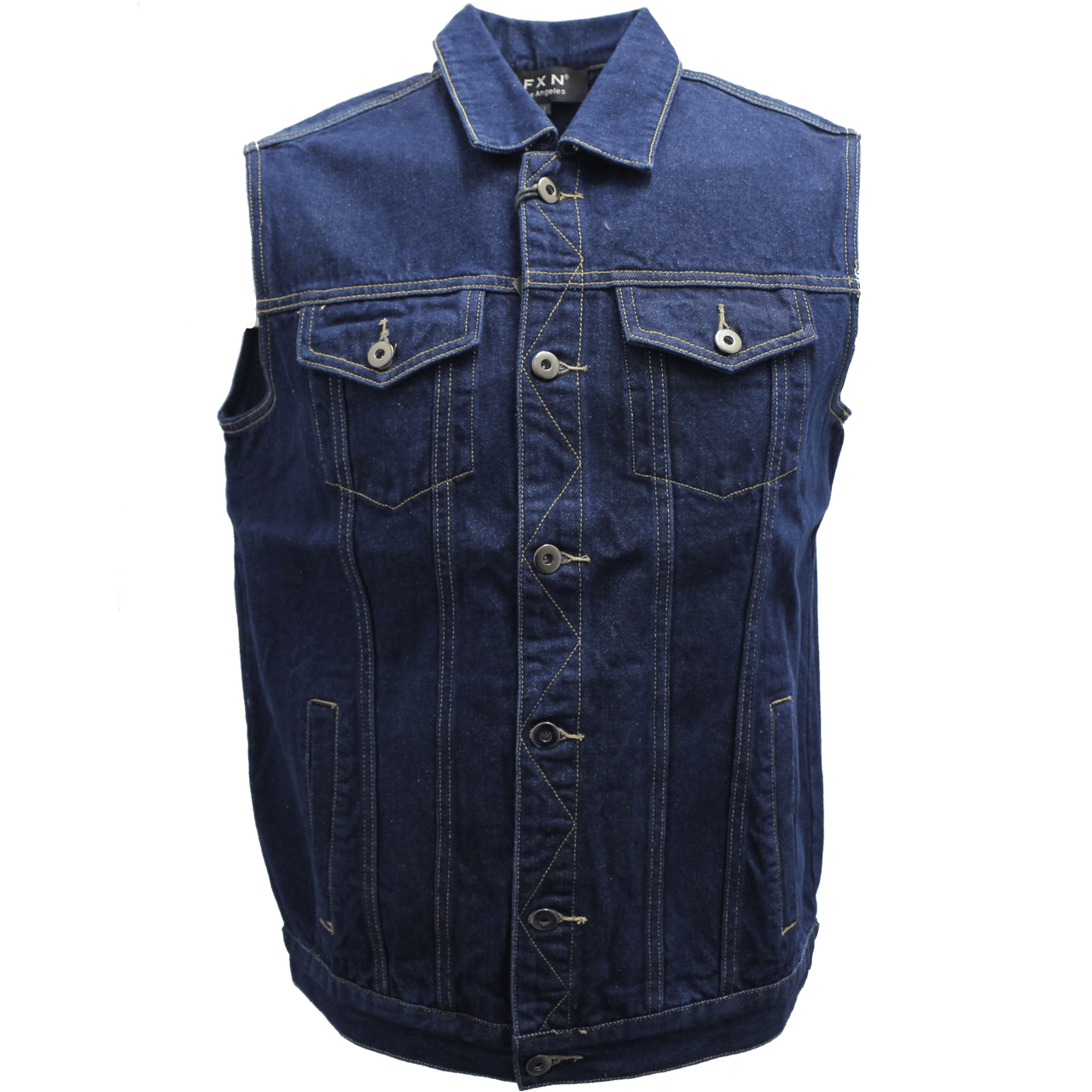 Dark Blue Denim Vest