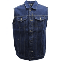 Thumbnail for Dark Blue Denim Vest