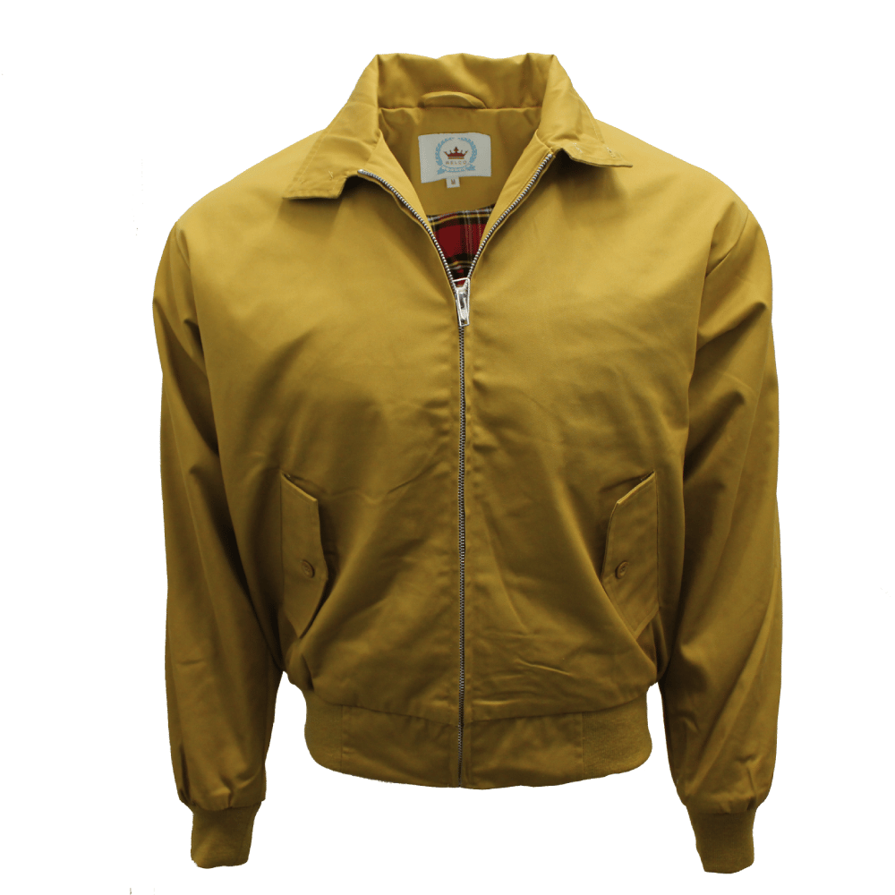 Harrington Jacket Mustard by Relco London Red Zone