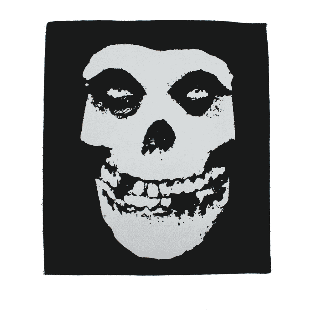 Misfits Fiend Skull Cloth Back Patch