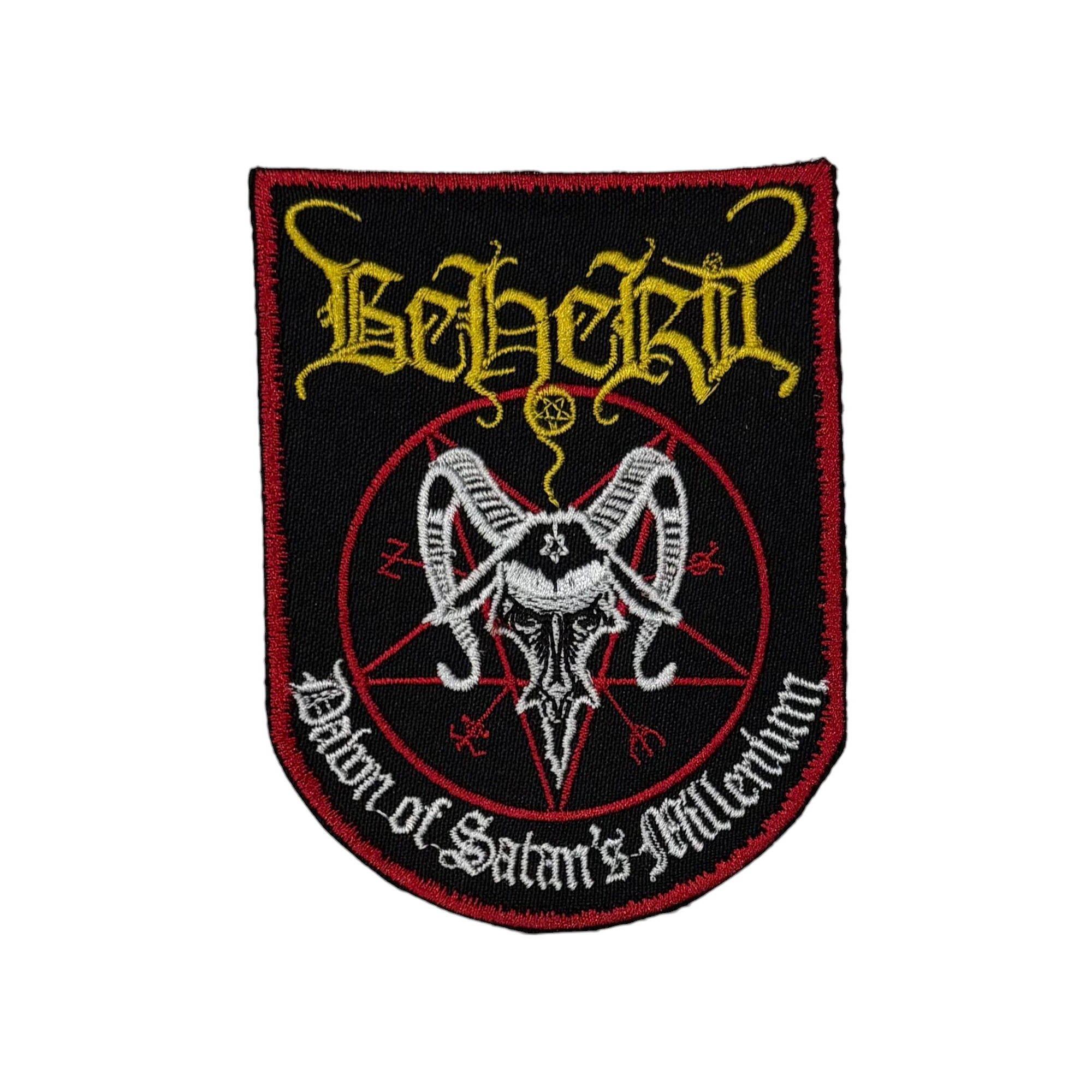 Beherit Dawn of Satan's Millennium Embroidered Patch