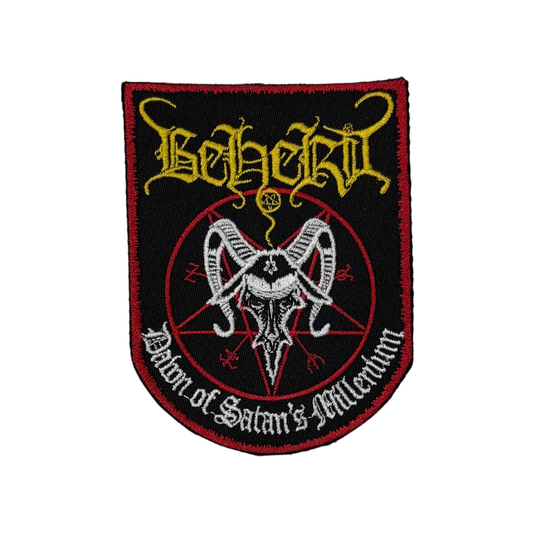 Beherit Dawn of Satan's Millennium Embroidered Patch