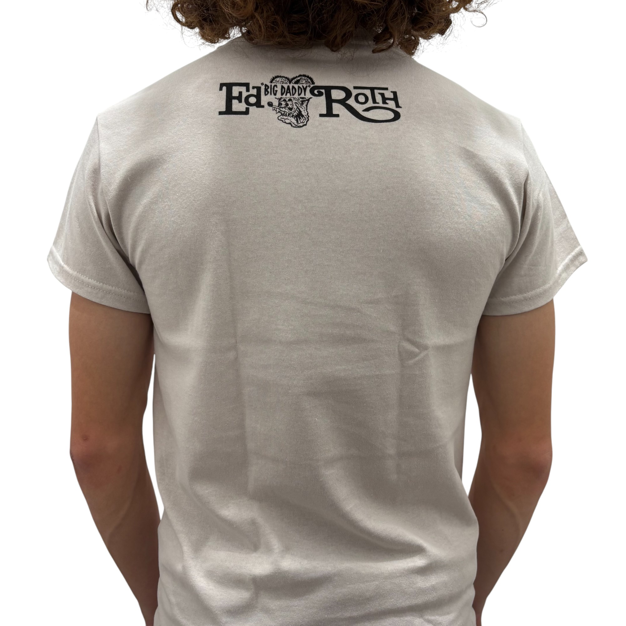 Rat Fink Red Truck Grey T-Shirt