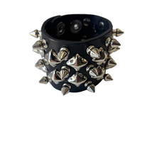 Thumbnail for Pyramid and Spike Studded Wristband