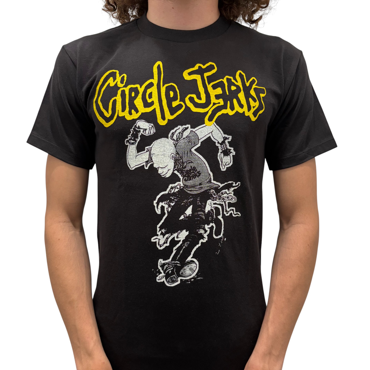 Circle Jerks Blk/White Skank Man T-Shirt