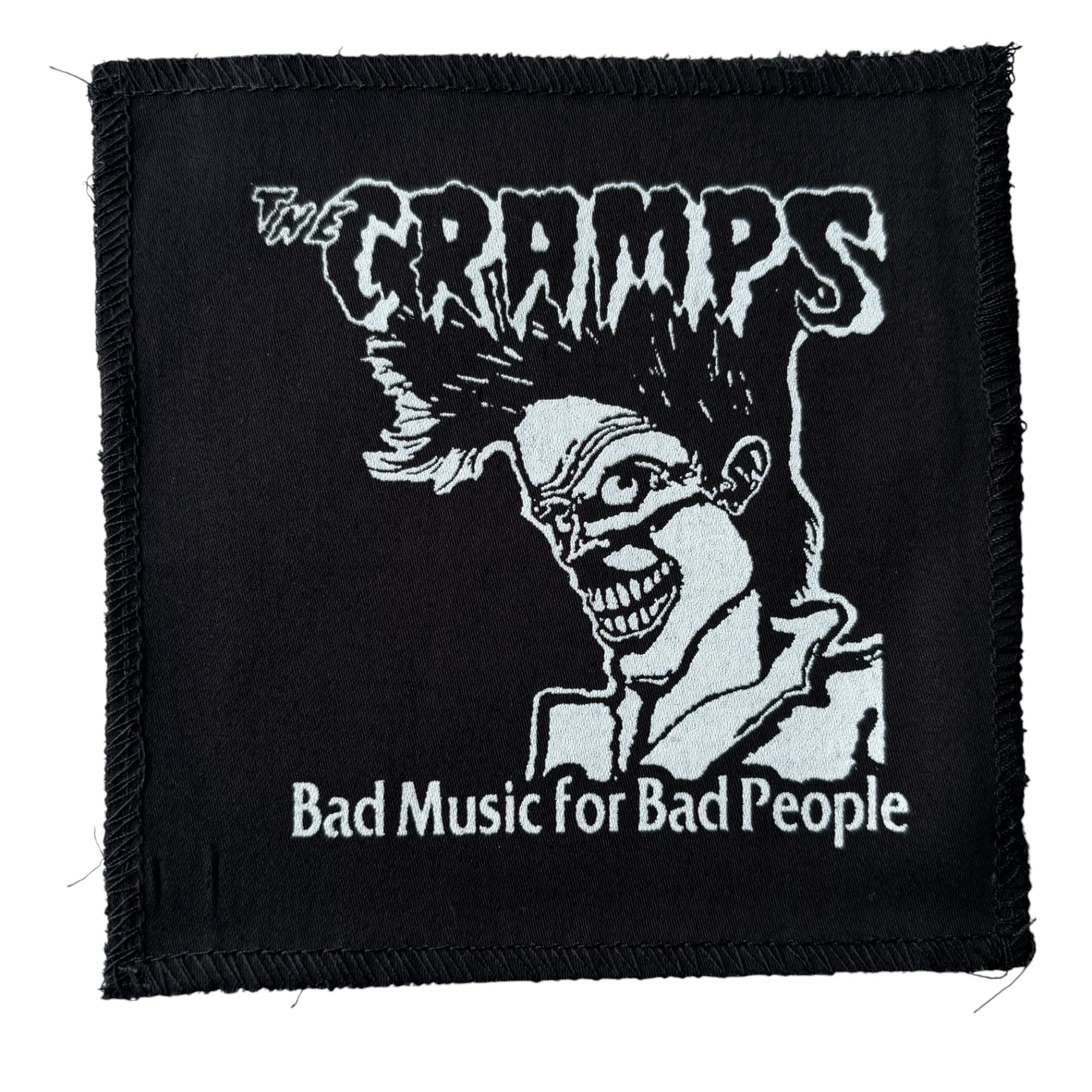 Cramps Bad Music for Bad People Cloth Patch