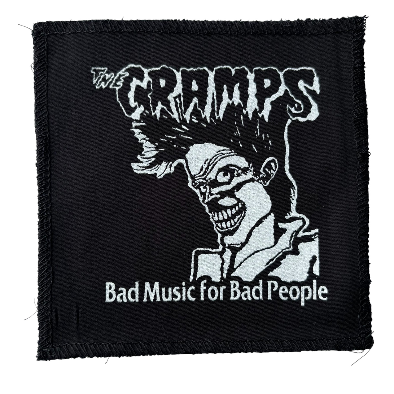 Cramps Bad Music for Bad People Cloth Patch