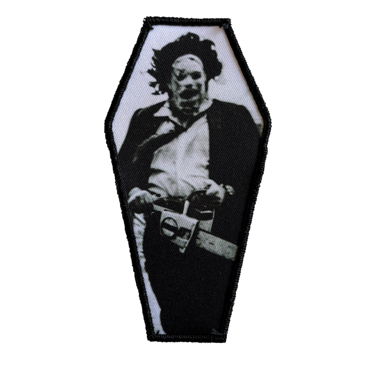 Leatherface Coffin Embroidered Patch