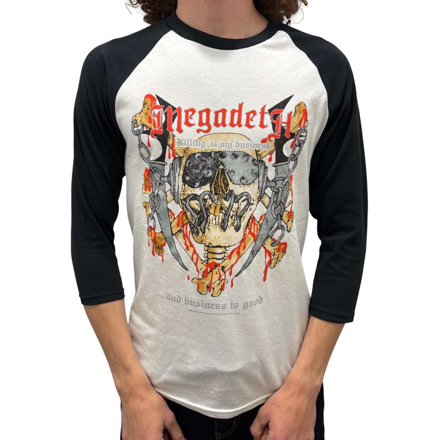 Megadeth Killing Is My Business Baseball Tee