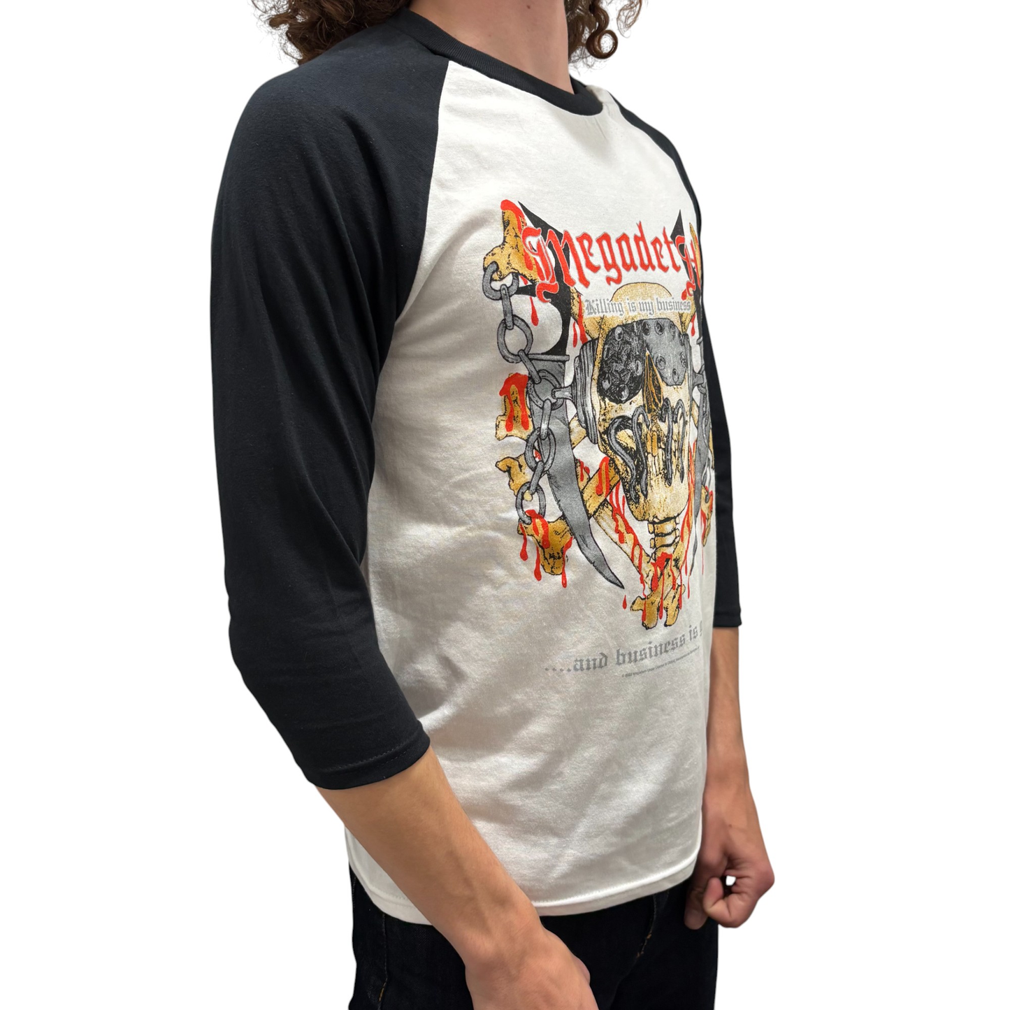 Megadeth Killing Is My Business Baseball Tee