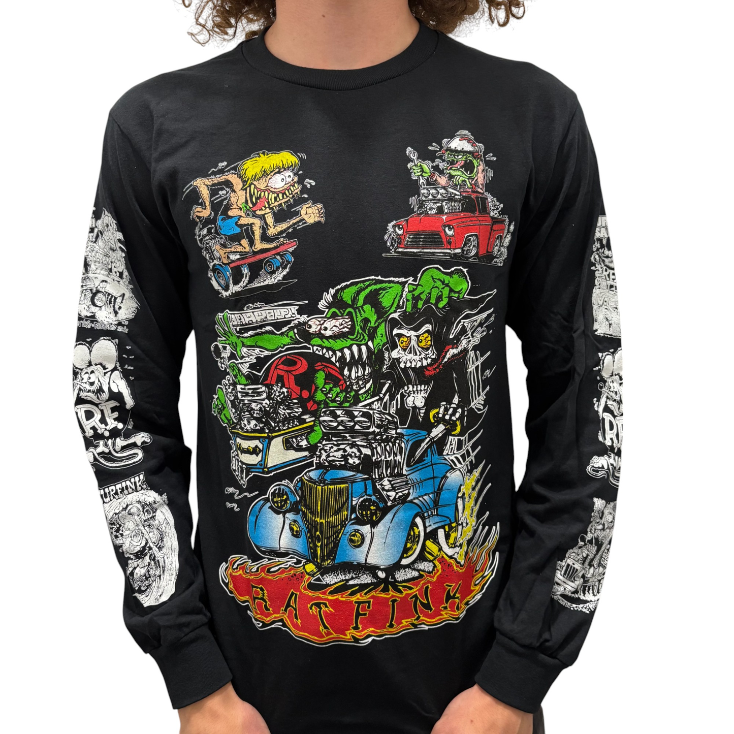 Rat Fink Collage Long Sleeve Shirt