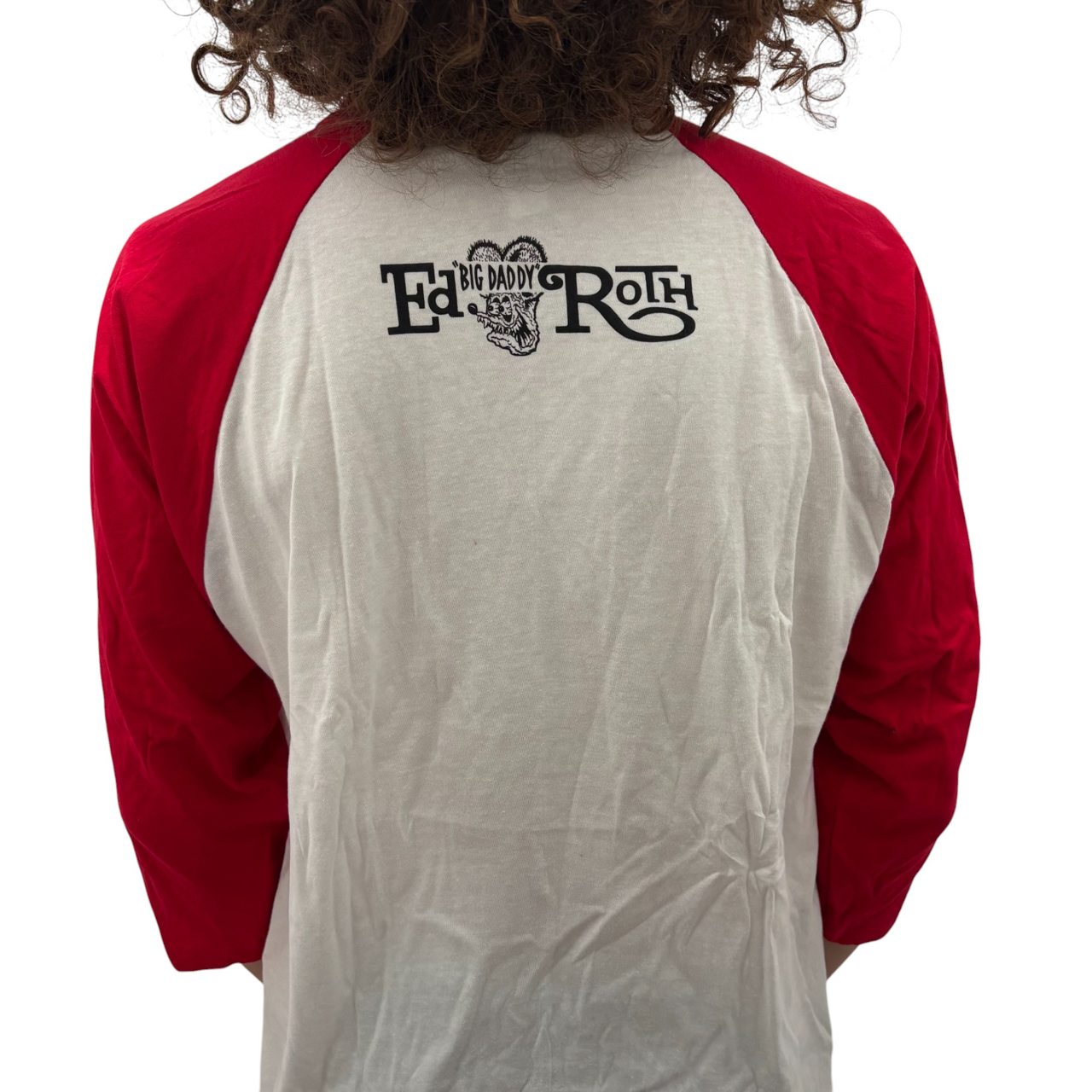 Rat Fink Torch It Red Baseball Tee
