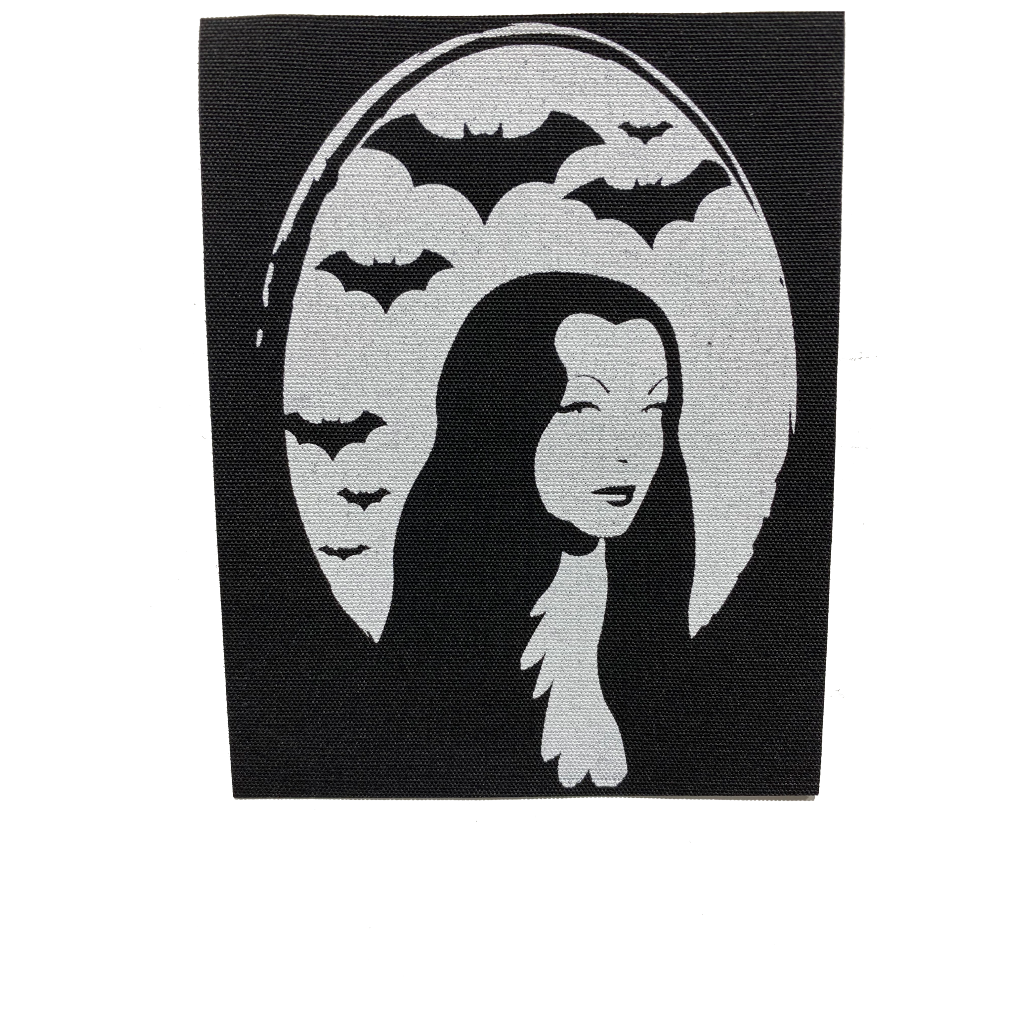 Lily Munster Bats Cloth Patch