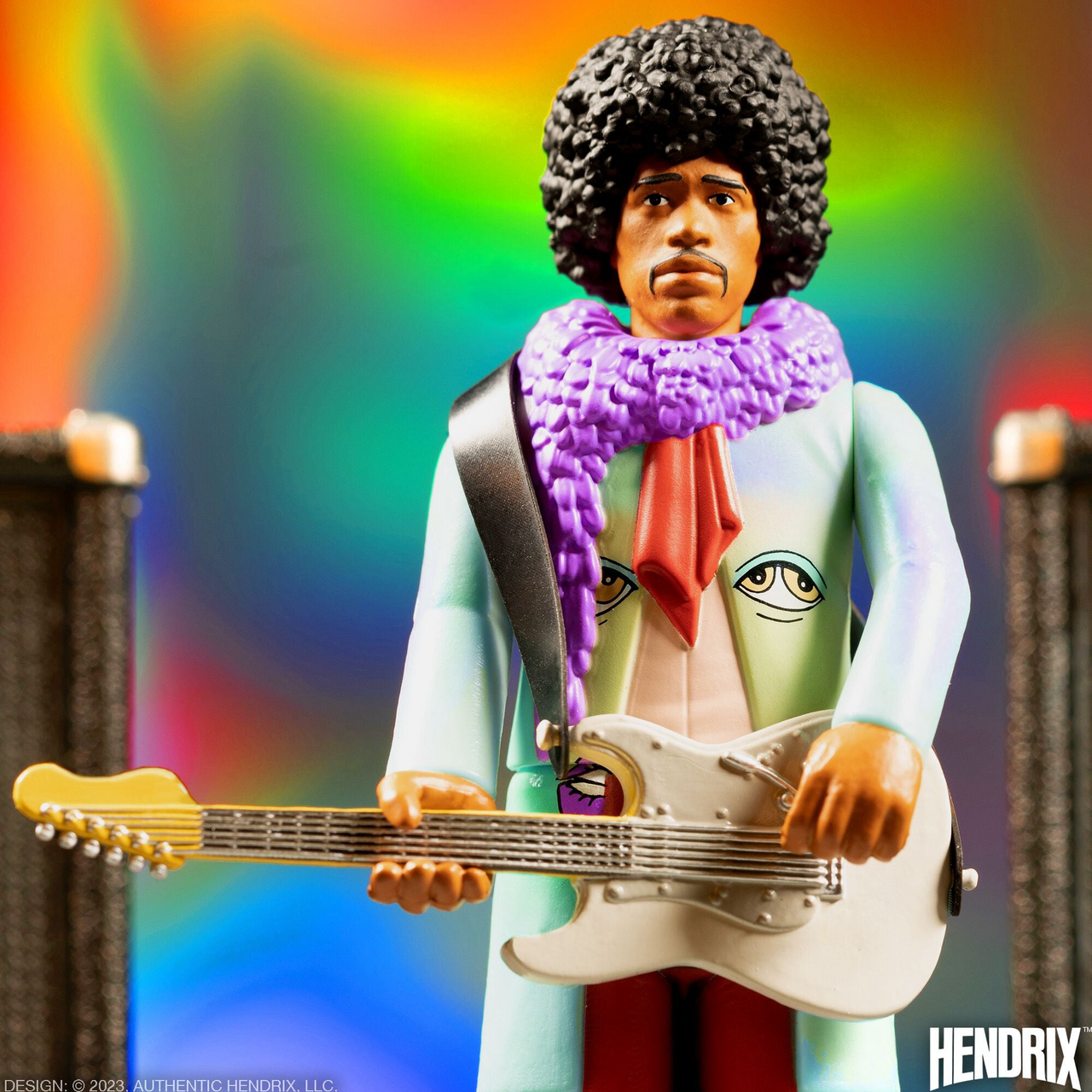 Jimi Hendrix Are You Experienced Figure by Super7