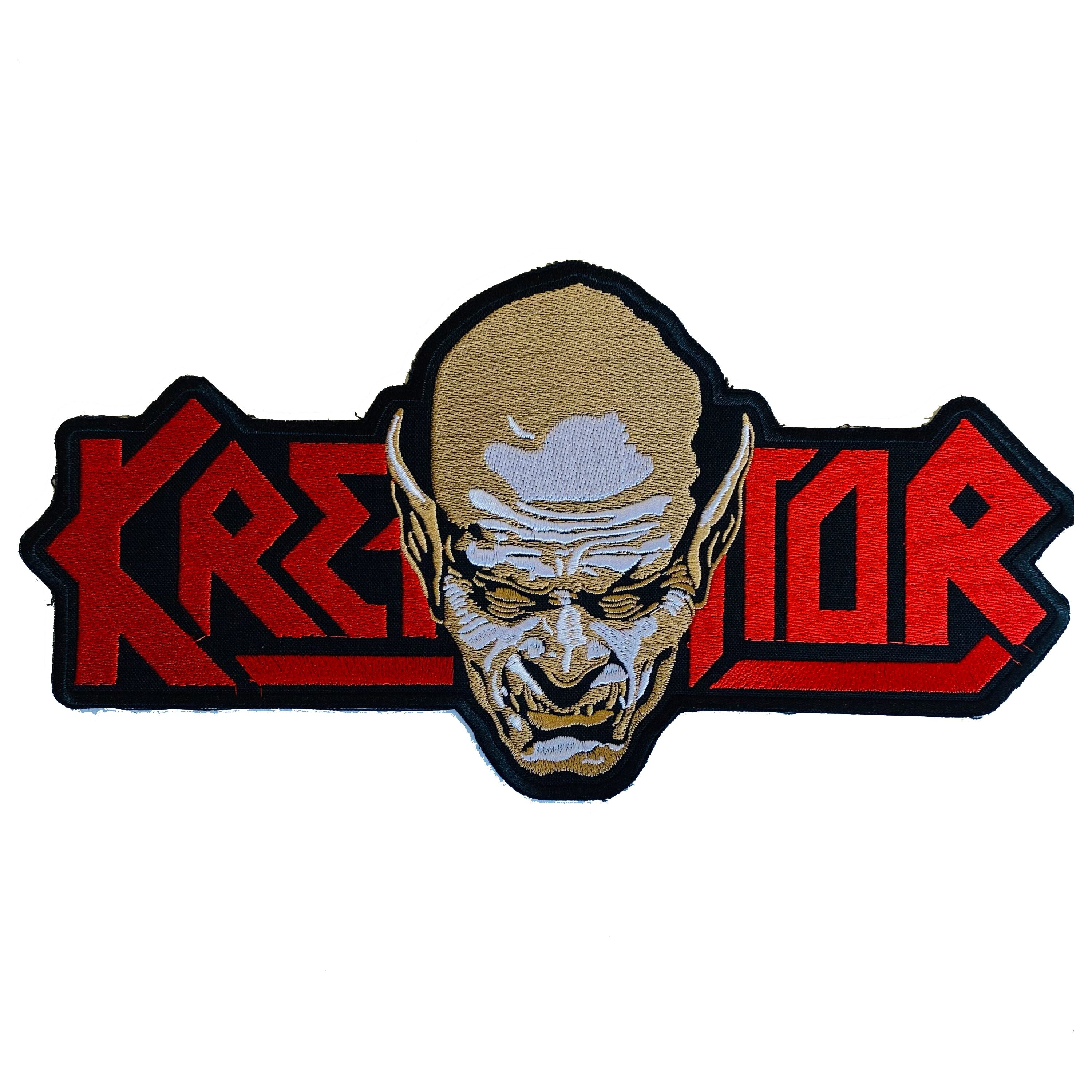 Kreator Logo Embroidered Back Patch – Red Zone