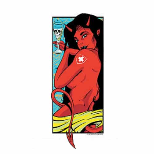 Kozik Swiss Miss Sticker