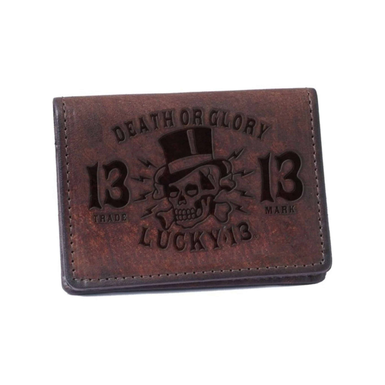 Death or Glory Card Holder brown