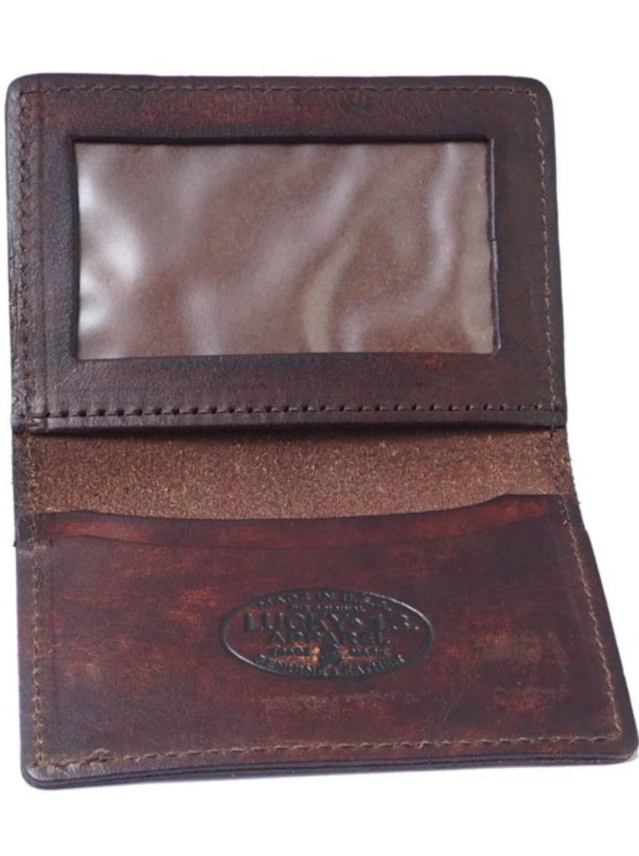 Lucky 13 Wallet Death or Glory Card Holder Brown