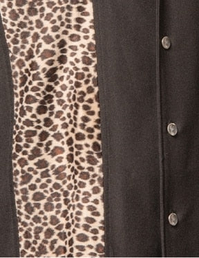 Leopard Black Bowling Shirt by Steady Clothing