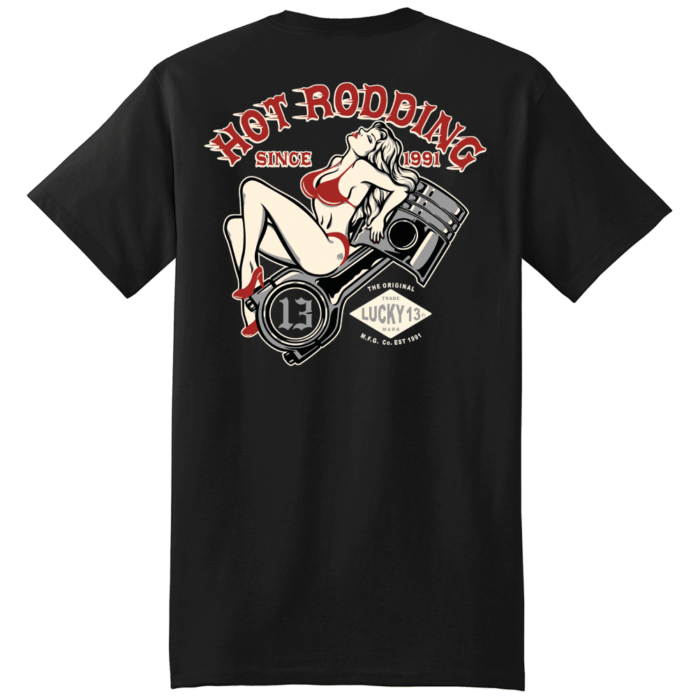 Lucky 13 Piston Pin-Up T-Shirt