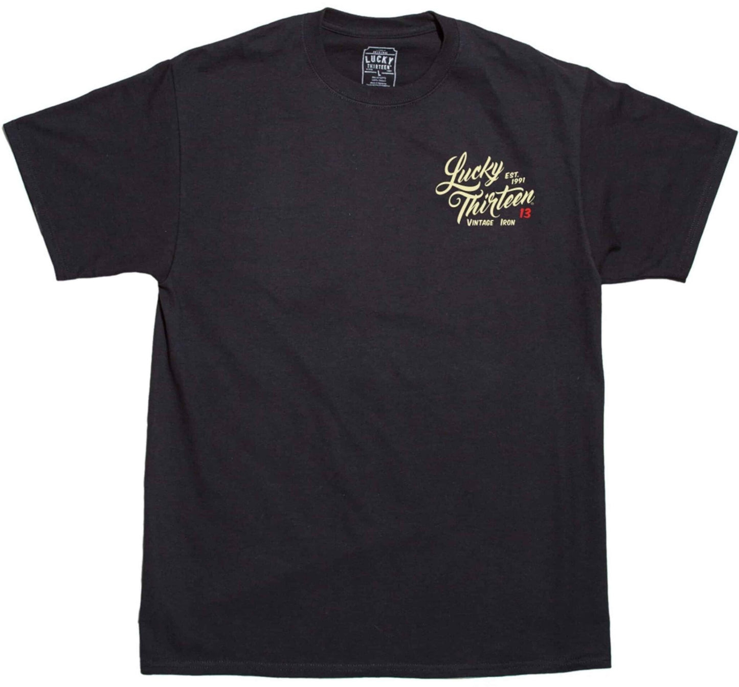 Lucky 13 Vintage Iron Motorcycle T-Shirt