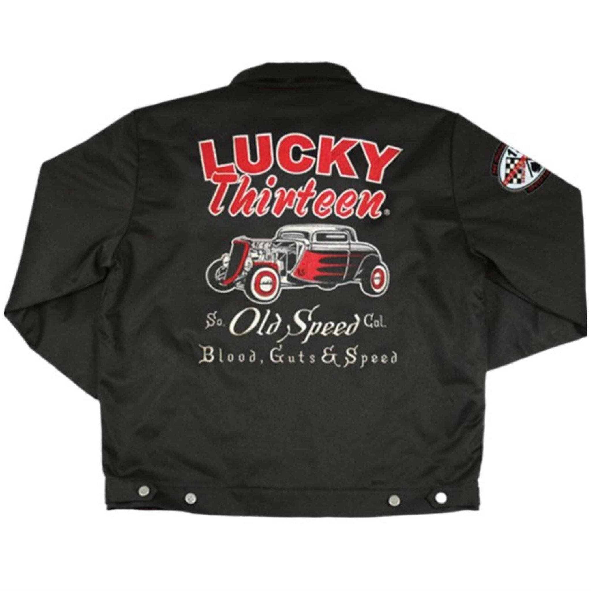 Lucky 13 Jacket Old Speed – Red Zone