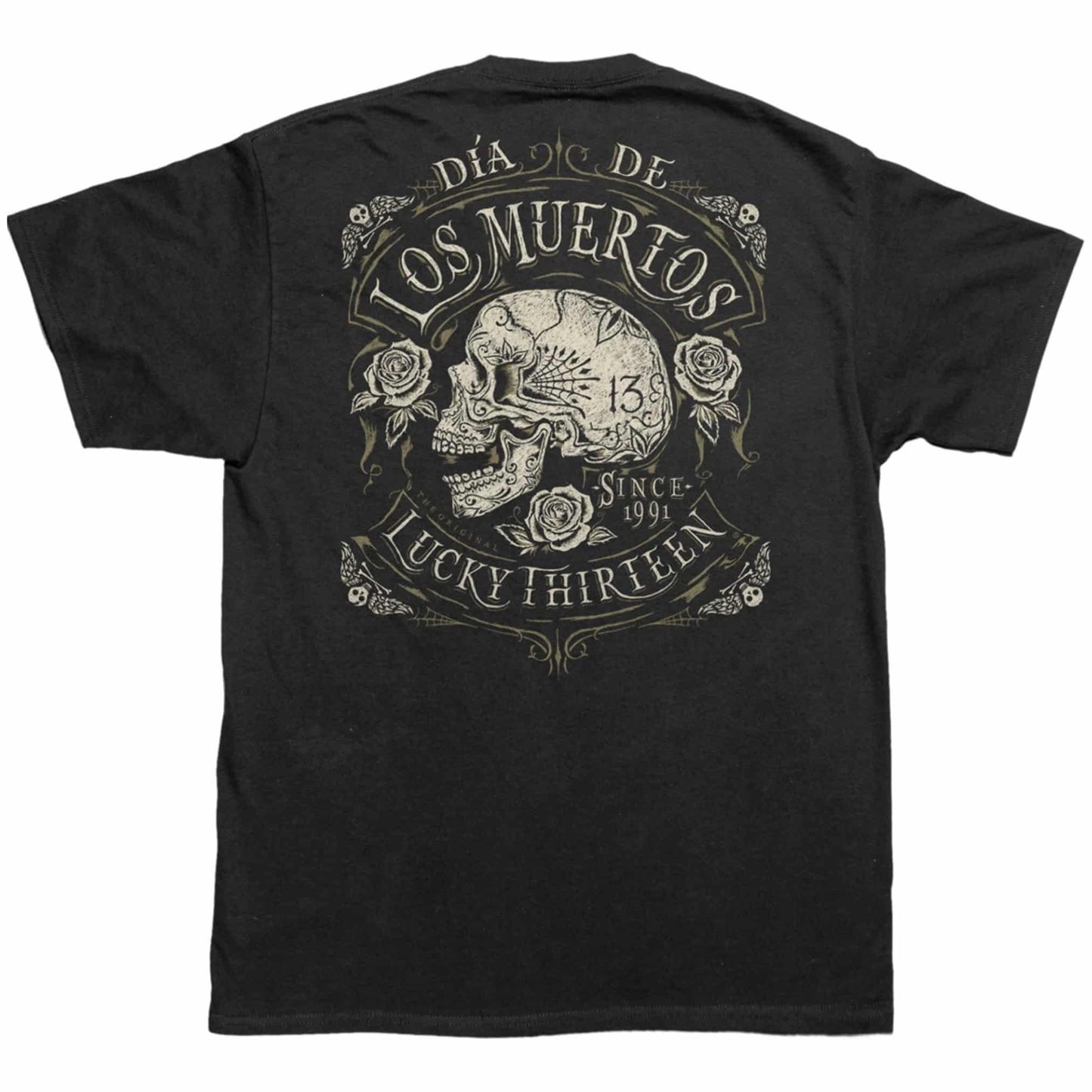 Lucky 13 Mens Dead Skull T-Shirt