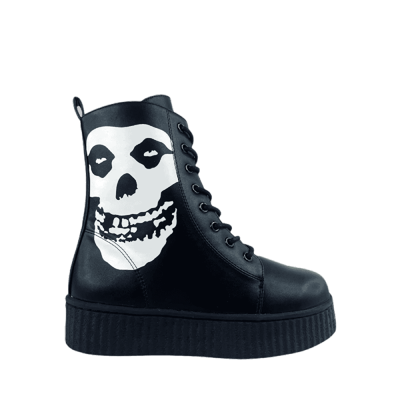 Misfits Skull Creeper Boot by Strange Cvlt