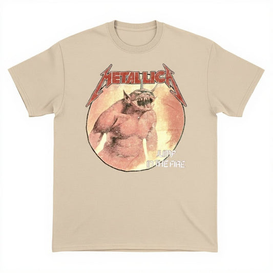 Metallica Jump In The Fire Sand T-Shirt