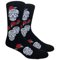 Thumbnail for Black Sugar Roses Crew Socks