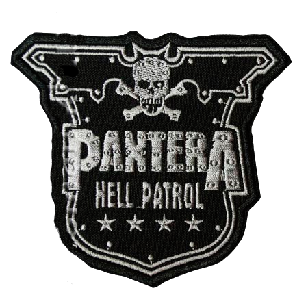 Pantera Hell Patrol Embroidered Patch