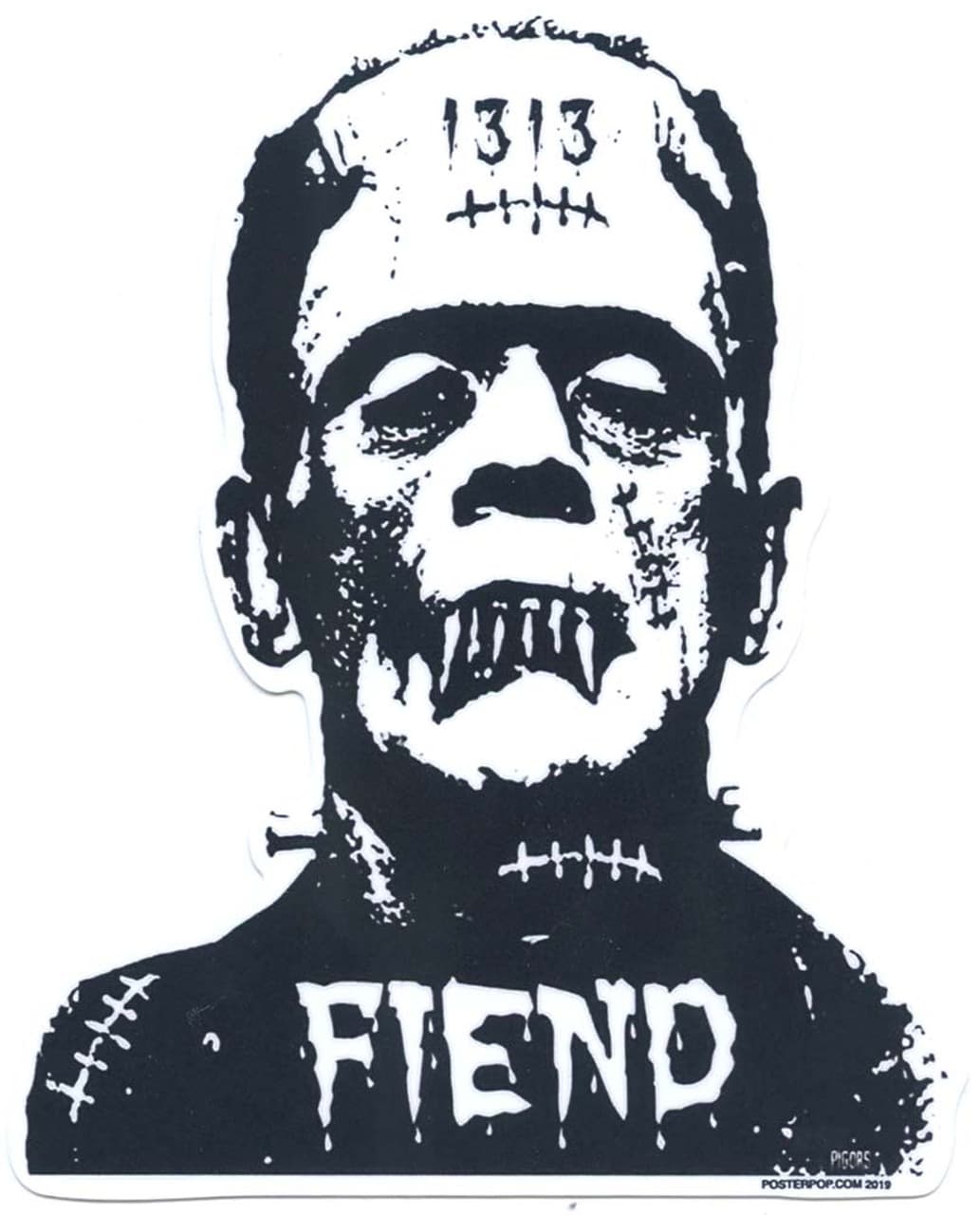 Pigors Franken-Fiend Sticker