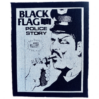 Thumbnail for Black Flag Police Story Cloth Patch