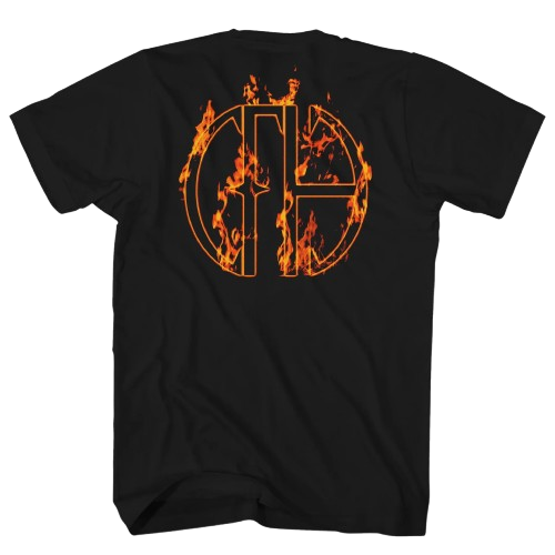 Pantera Flames Group Photo T-Shirt