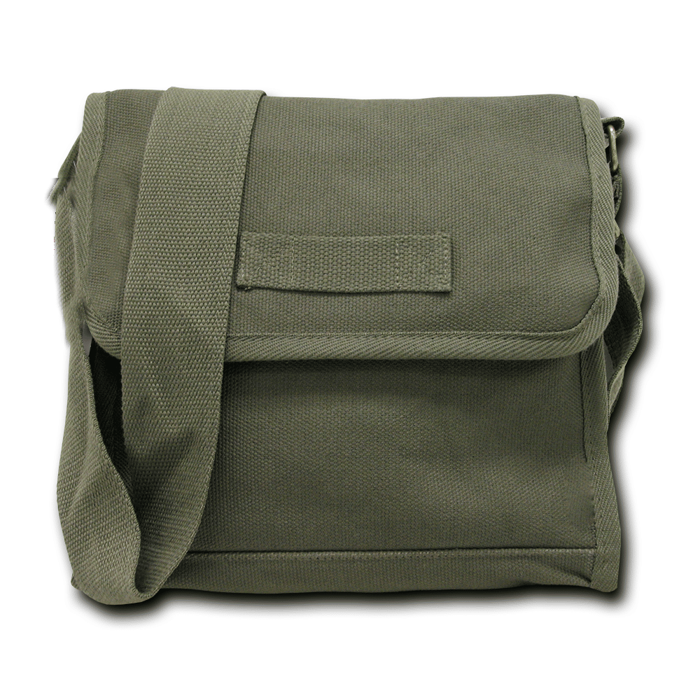 Olive Military Field Messenger Bag