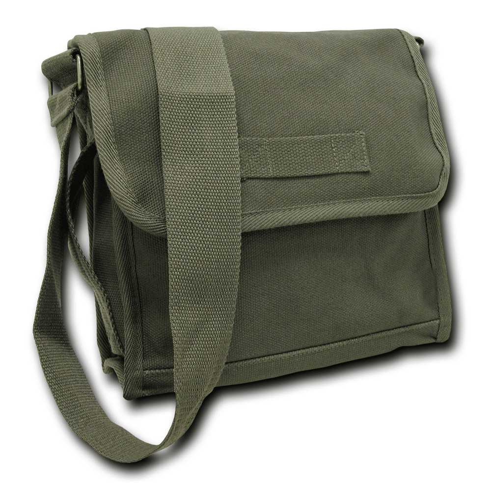 Olive Military Field Messenger Bag