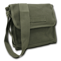 Thumbnail for Olive Military Field Messenger Bag